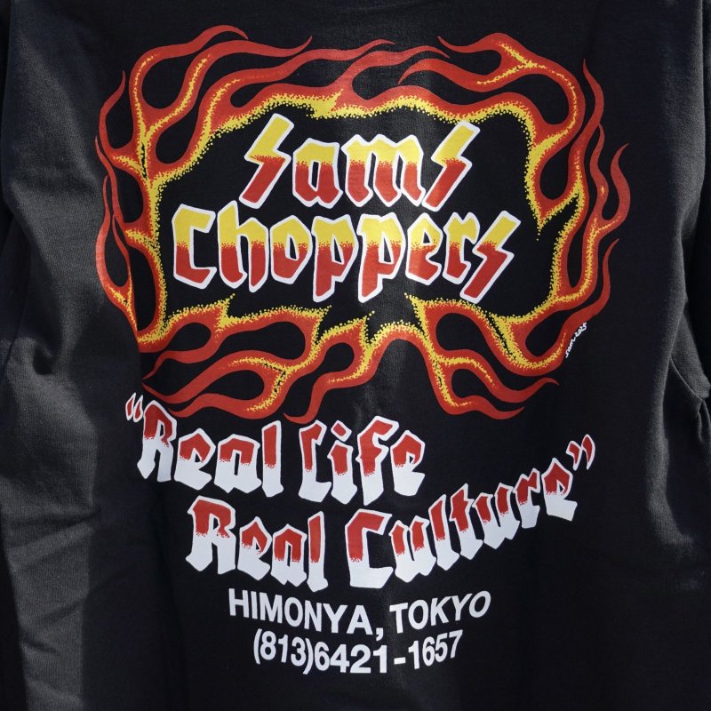 画像3: SAMS (サムズ) | SAMS FLAMES LONG SLEEVE TEE  (3)