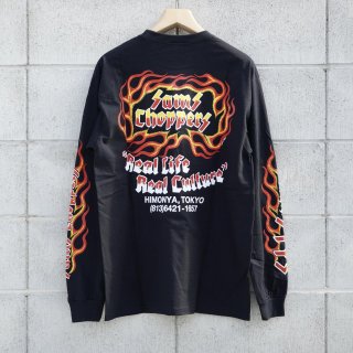 即完売　レア　SAMS Flames　ロングスリーブ SAMS (サムズ) | SAMS FLAMES LONG SLEEVE TEE [BLACK/RED] | 通販