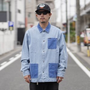 画像2: BRIXTON (ブリクストン) | HERRINGBONE LW CHORE COAT 