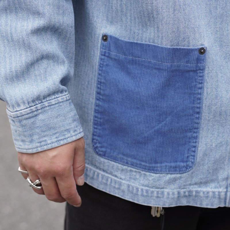 画像6: BRIXTON (ブリクストン) | HERRINGBONE LW CHORE COAT  (6)