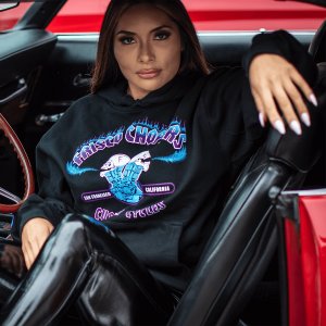 画像2: FRISCO CHOPPERS | FLAMING SKULL HOODIE 