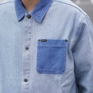 画像4: BRIXTON (ブリクストン) | HERRINGBONE LW CHORE COAT 