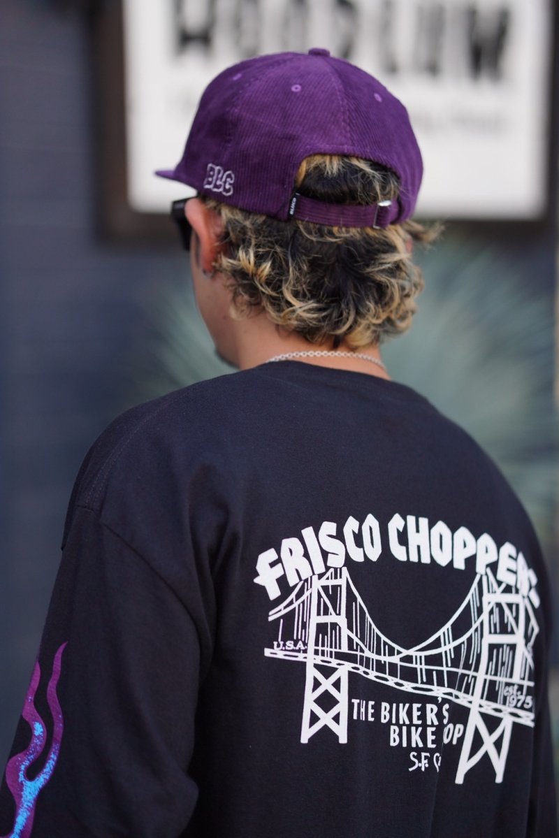 画像2: FRISCO CHOPPERS | FLAMING SKULL L/S TEE 