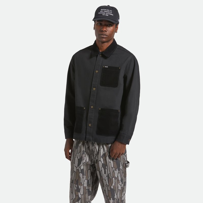 画像5: BRIXTON (ブリクストン) | HERRINGBONE LW CHORE COAT  (5)