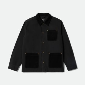 画像1: BRIXTON (ブリクストン) | HERRINGBONE LW CHORE COAT 