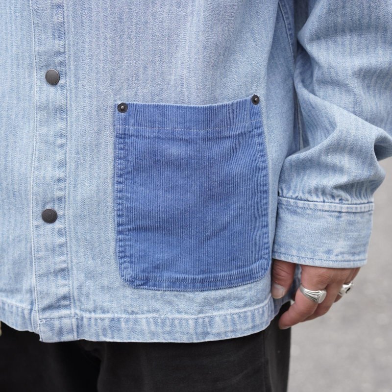 画像5: BRIXTON (ブリクストン) | HERRINGBONE LW CHORE COAT  (5)