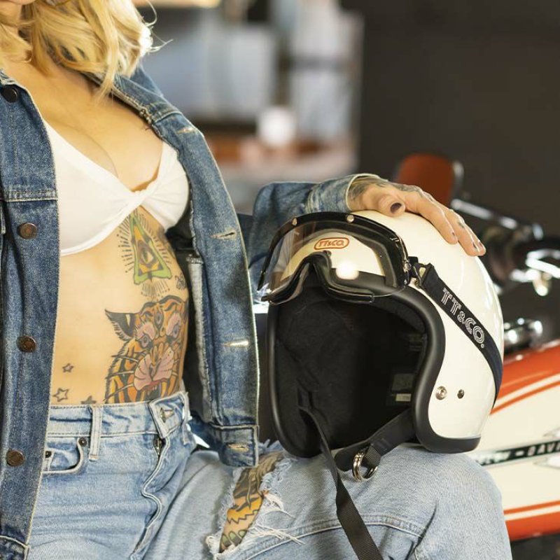 画像10: TT&CO. (ティーティーアンドカンパニー) | SUPER MAGNUM -STANDARD- ヘルメット [SG/DOT]  (10)