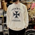 画像2: HWZN.MFG.CO. | IRONCROSS CREWNECK SWEAT  (2)