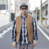 BLUCO (ブルコ) | V NECK DUCK VEST 