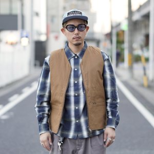画像1: BLUCO (ブルコ) | V NECK DUCK VEST 
