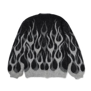 画像2: EVILACT (イーヴルアクト) | FLAMES MOHAIR CARDIGAN 