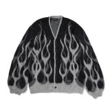 EVILACT (イーヴルアクト) | FLAMES MOHAIR CARDIGAN 