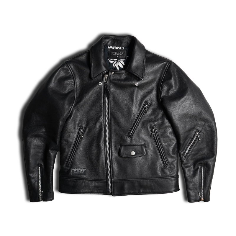 画像3: 【20%OFF】EVILACT (イーヴルアクト) | DOUBLE RIDERS JKT  (3)