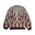 画像2: EVILACT (イーヴルアクト) | FLAMES MOHAIR CARDIGAN  (2)