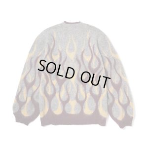 画像2: EVILACT (イーヴルアクト) | FLAMES MOHAIR CARDIGAN 