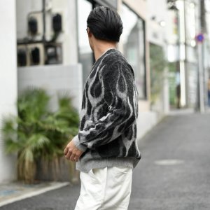 画像6: EVILACT (イーヴルアクト) | FLAMES MOHAIR CARDIGAN 