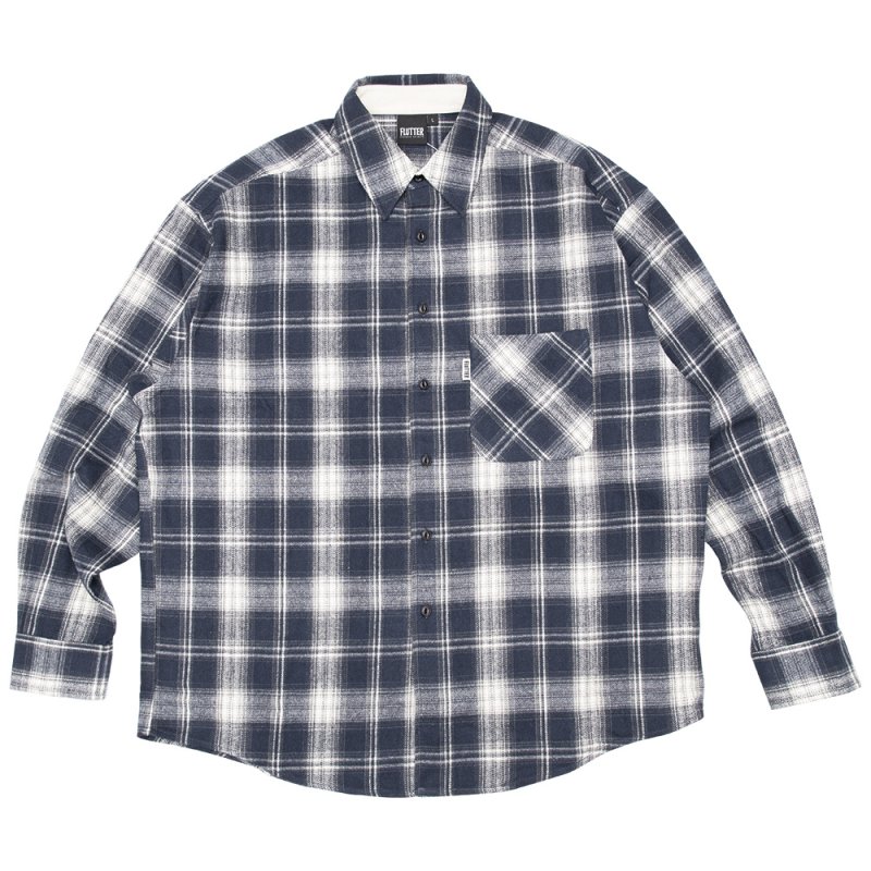 画像1: FLUTTER (フラッター) | Regular Collar Check Shirts  (1)
