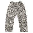 画像1: FLUTTER (フラッター) | The Holiday - Comfy fit- Cotton Twill Leopard Easy Pants  (1)