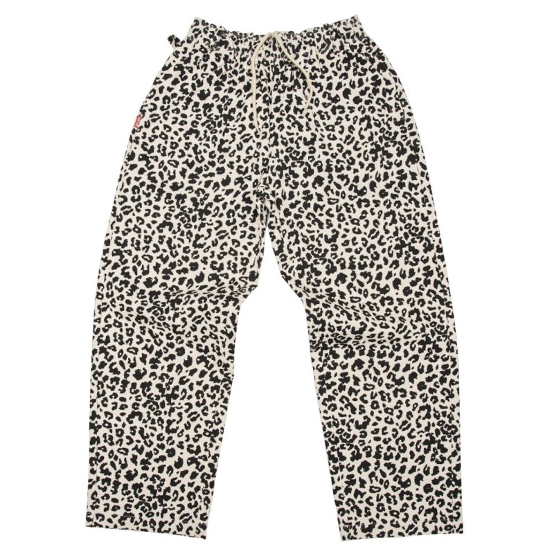 画像1: FLUTTER (フラッター) | The Holiday - Comfy fit- Cotton Twill Leopard Easy Pants  (1)