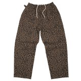 FLUTTER (フラッター) | The Holiday - Comfy fit- Cotton Twill Leopard Easy Pants 