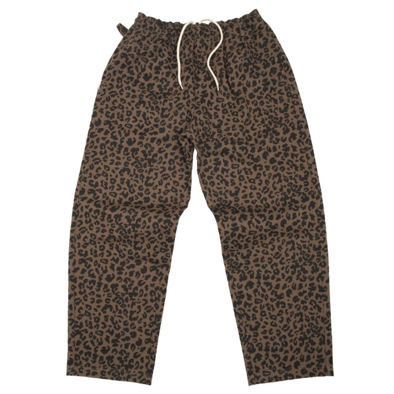画像1: FLUTTER (フラッター) | The Holiday - Comfy fit- Cotton Twill Leopard Easy Pants  (1)
