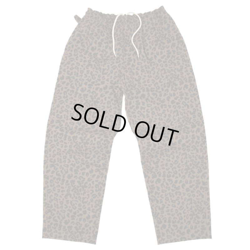 画像1: FLUTTER | The Holiday - Comfy fit- Cotton Twill Leopard Easy Pants  (1)