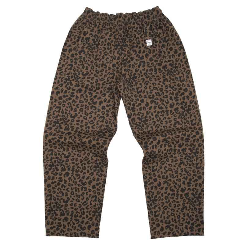 画像2: FLUTTER (フラッター) | The Holiday - Comfy fit- Cotton Twill Leopard Easy Pants  (2)