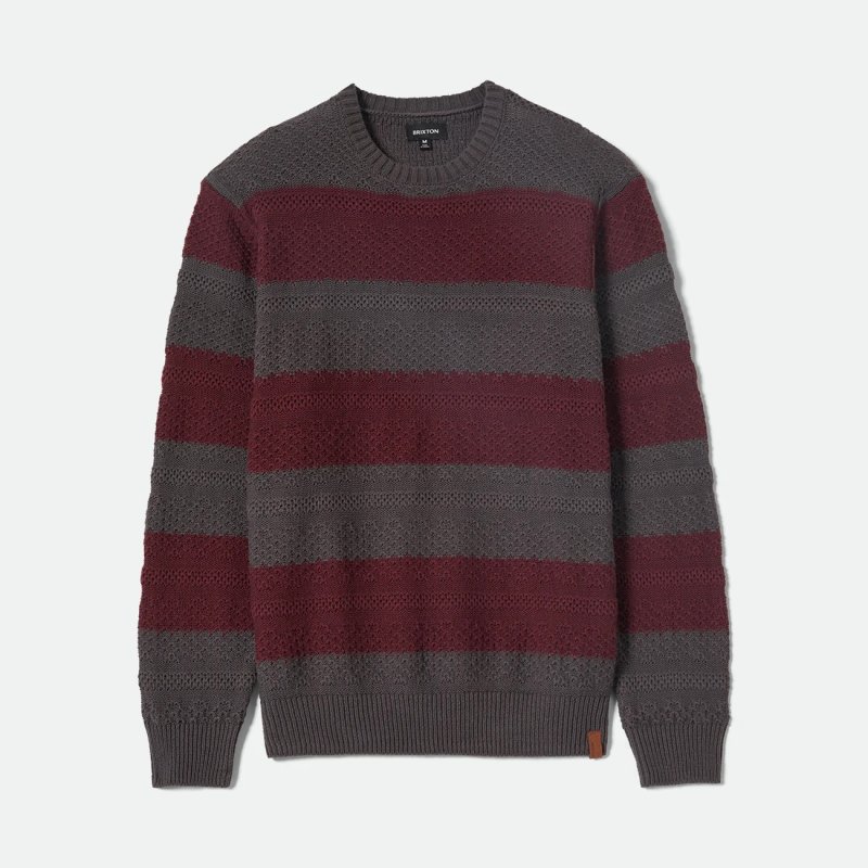 画像1: 【20%OFF】BRIXTON (ブリクストン) | MIDNIGHT CREW SWEATER  (1)