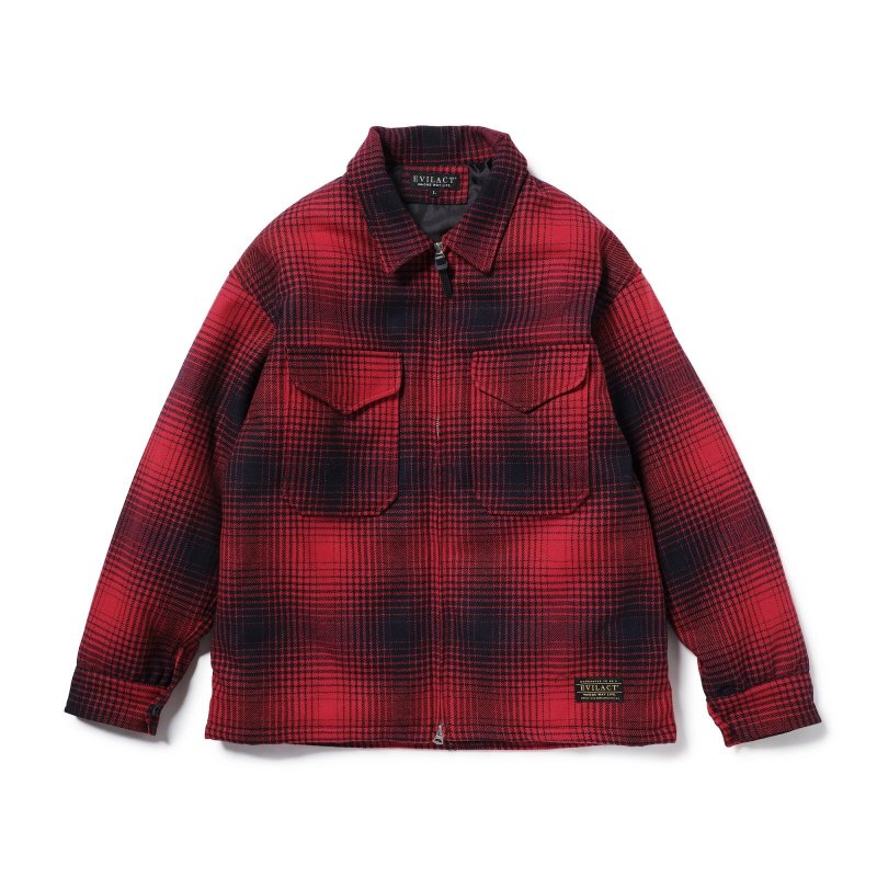 画像1: 【20%OFF】EVILACT (イーヴルアクト) | CHECK PADDED JKT  (1)