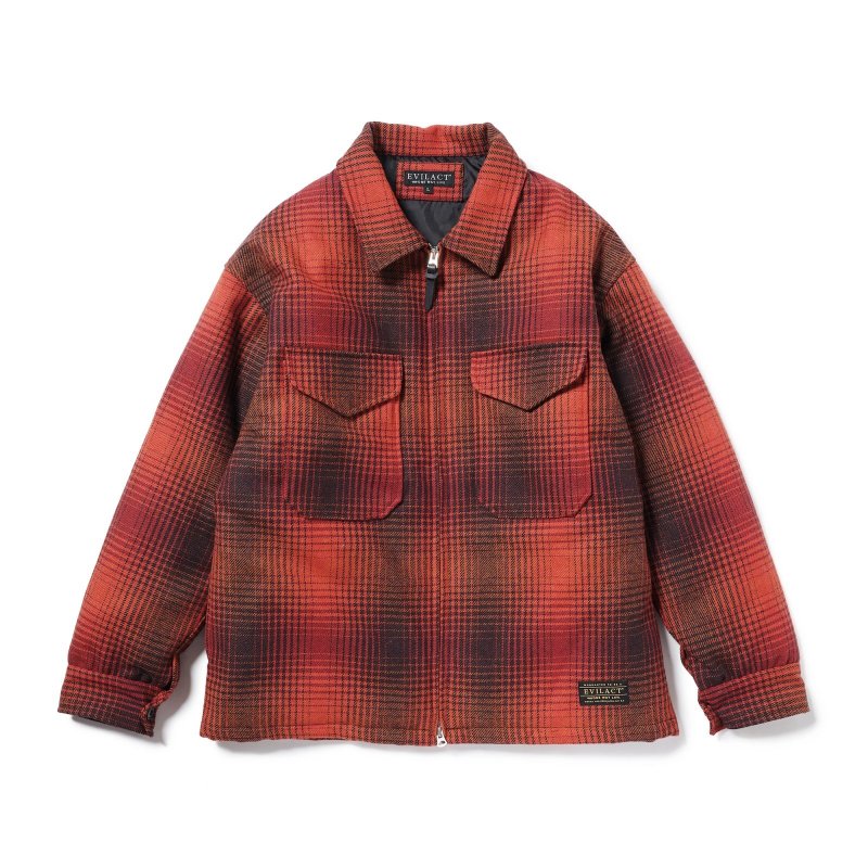 画像1: 【20%OFF】EVILACT (イーヴルアクト) | CHECK PADDED JKT  (1)