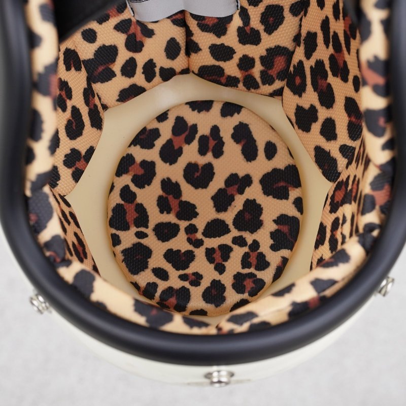 画像8: TT&CO. (ティーティーアンドカンパニー) | 500-TX DILECT INTERIOR LEOPARD JET HELMET ヘルメット  (8)