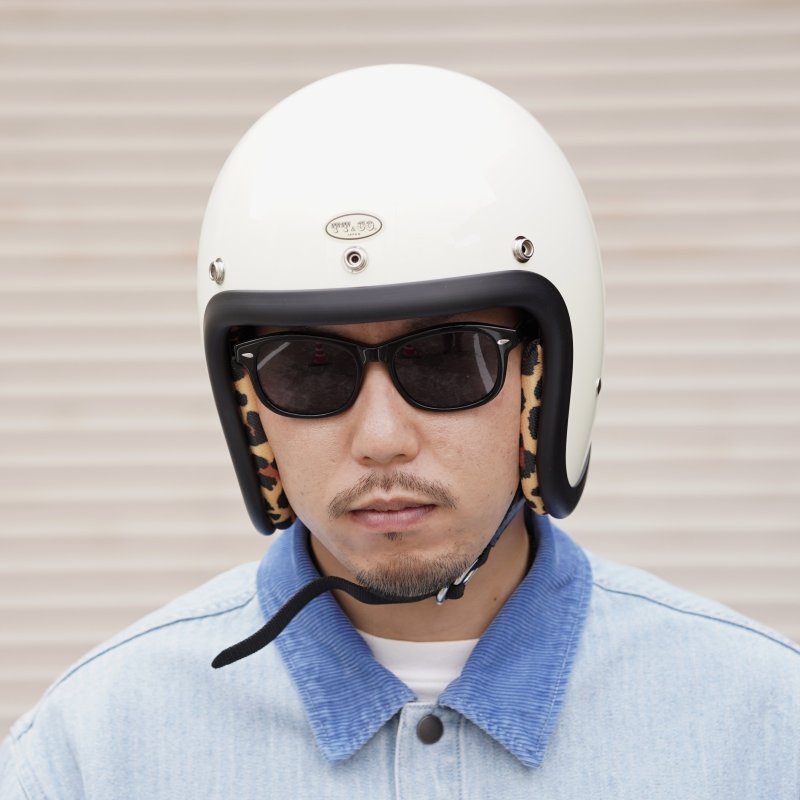 画像10: TT&CO. (ティーティーアンドカンパニー) | 500-TX DILECT INTERIOR LEOPARD JET HELMET ヘルメット  (10)