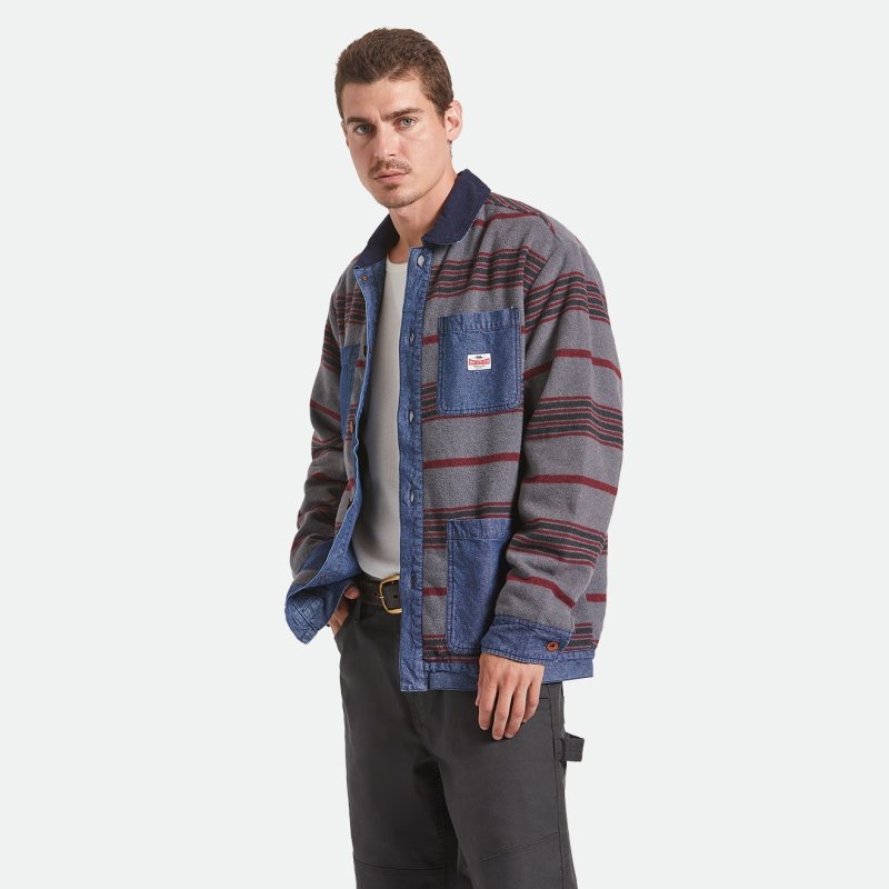画像5: 【20%OFF】BRIXTON (ブリクストン) | ALTERED THREADS CHORE COAT  (5)