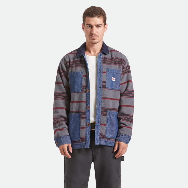 画像6: 【20%OFF】BRIXTON (ブリクストン) | ALTERED THREADS CHORE COAT  (6)