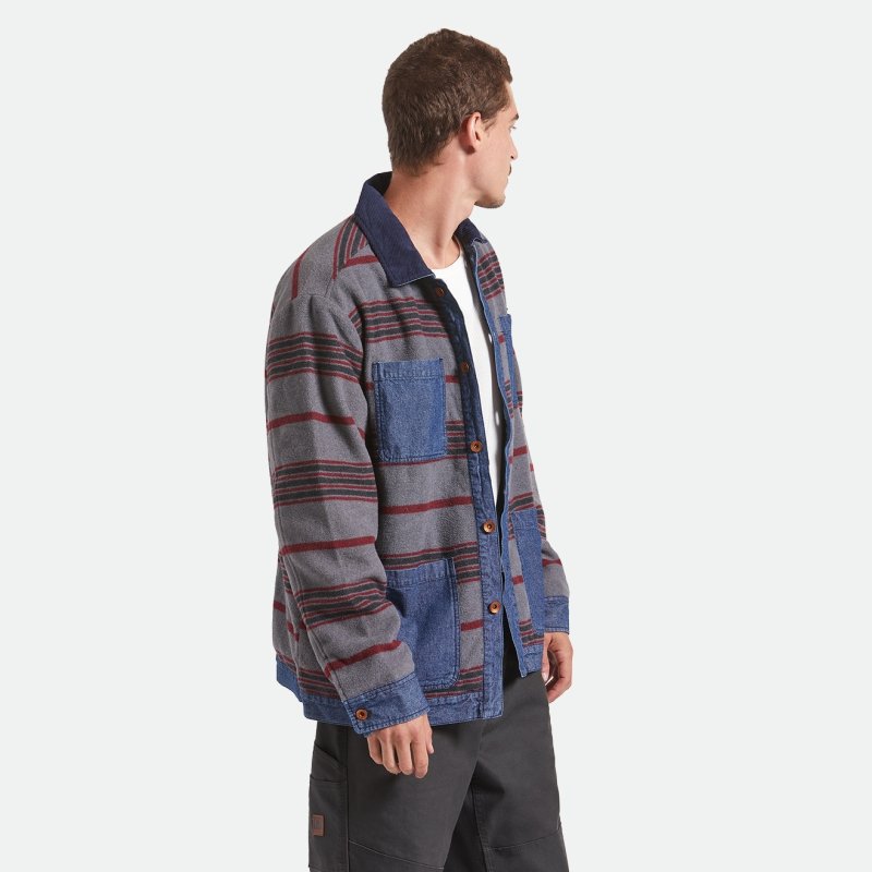 画像7: 【20%OFF】BRIXTON (ブリクストン) | ALTERED THREADS CHORE COAT  (7)