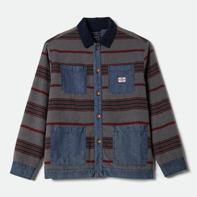 画像1: 【20%OFF】BRIXTON (ブリクストン) | ALTERED THREADS CHORE COAT  (1)