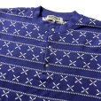 画像3: DAZZLESUGAR (ダズルシュガー) | Jacquard Henley L/S tee  (3)
