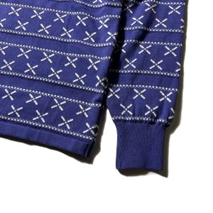 画像5: DAZZLESUGAR (ダズルシュガー) | Jacquard Henley L/S tee 