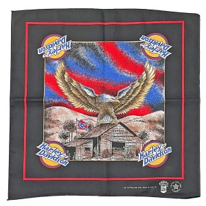画像1: Harley-Davidson | 90s バンダナ B (NOS) 