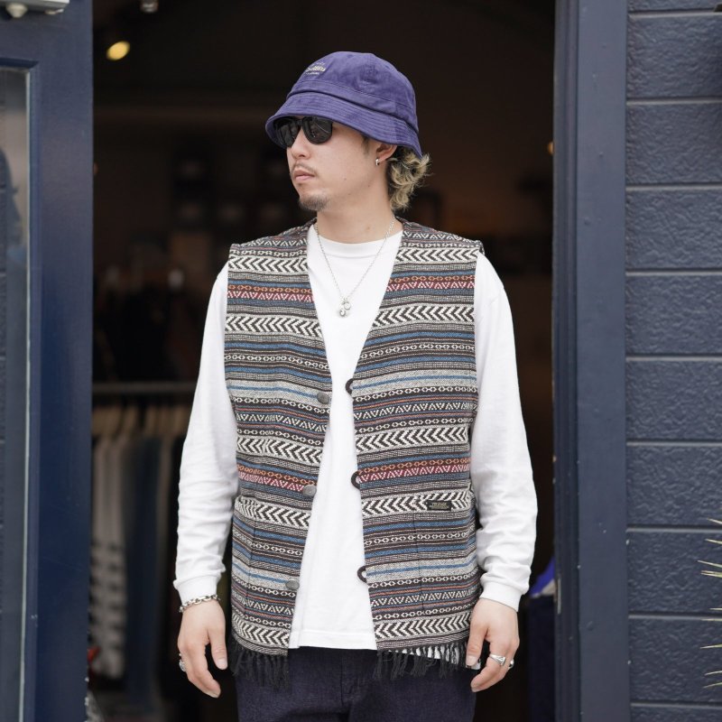画像2: Vin&Age (ヴィンアンドエイジ) | NATIVE FRINGE VEST  (2)