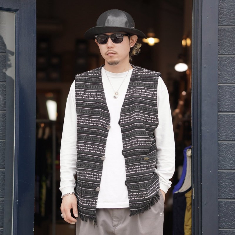 画像2: Vin&Age (ヴィンアンドエイジ) | NATIVE FRINGE VEST  (2)