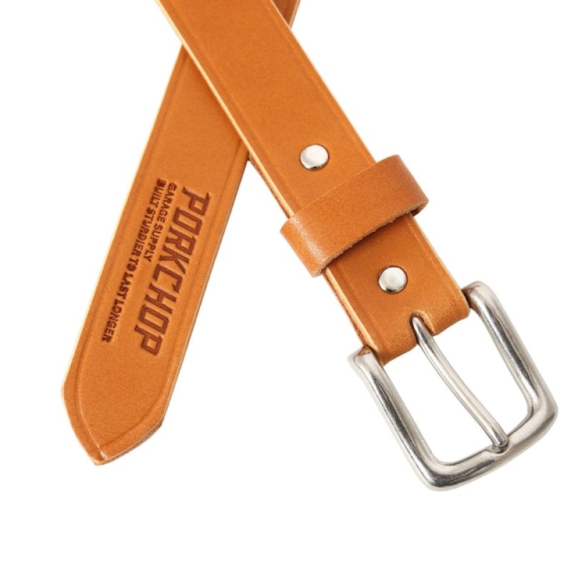 画像4: PORKCHOP GARAGE SUPPLY | LEATHER BELT 01  (4)
