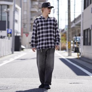 画像5: TOWNCRAFT | 60S OMBRE LOOP COLLAR SHIRTS 