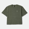 画像1: BRIXTON (ブリクストン) | SHIELD PIQUE S/S BOXY KNIT TEE  (1)