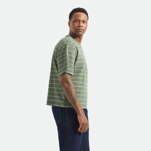 画像6: BRIXTON (ブリクストン) | SHIELD PIQUE S/S BOXY KNIT TEE 