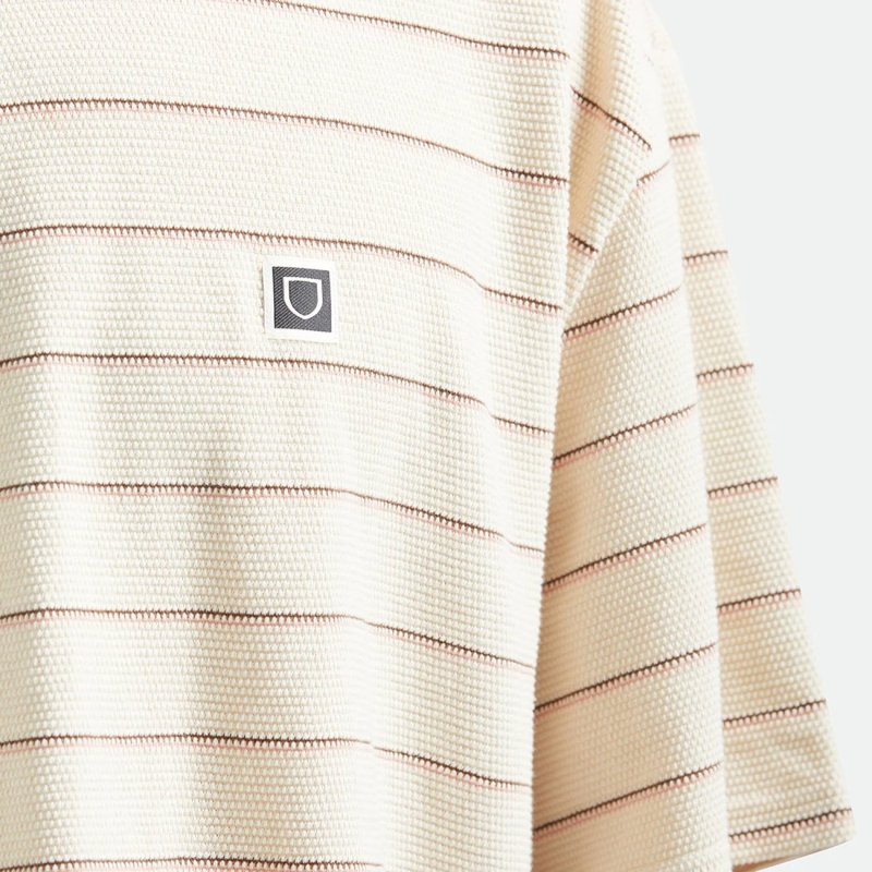画像7: BRIXTON (ブリクストン) | SHIELD PIQUE S/S BOXY KNIT TEE  (7)