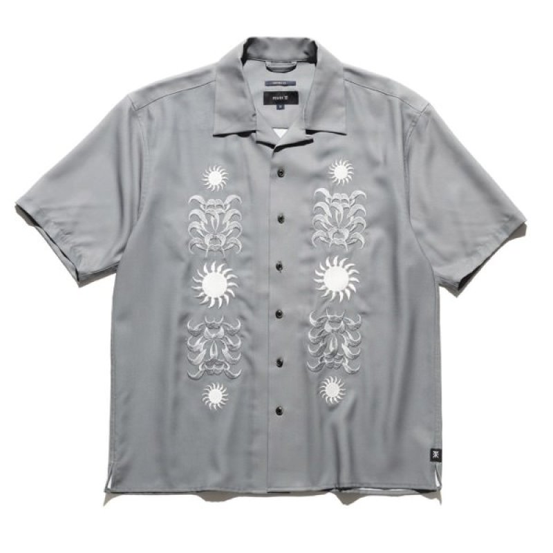 画像1: ROARK (ロアーク) | "PALM EMBROIDERY" GONZO S/S  (1)