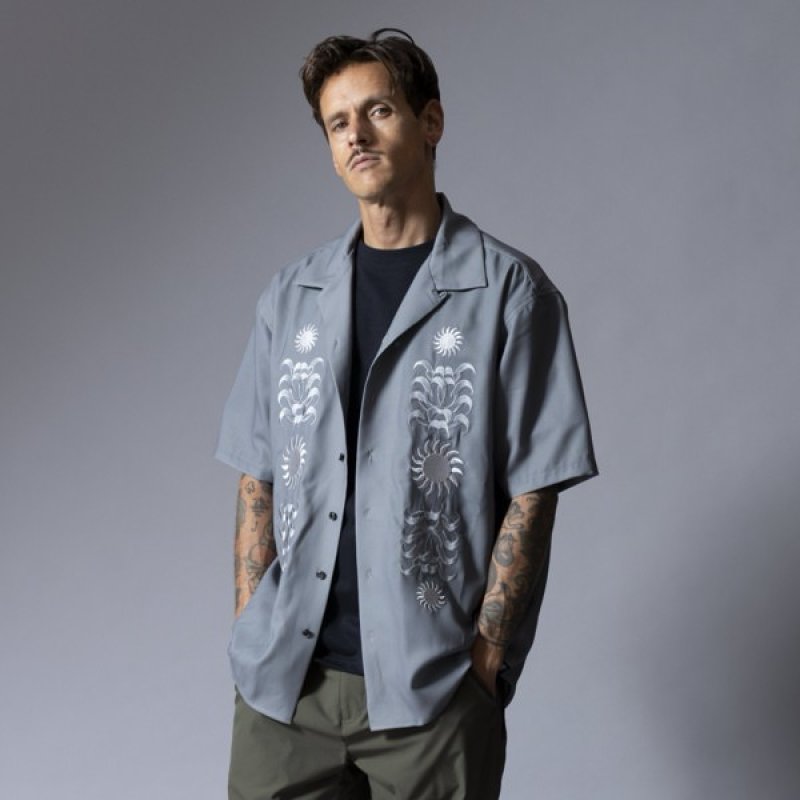 画像8: ROARK (ロアーク) | "PALM EMBROIDERY" GONZO S/S  (8)