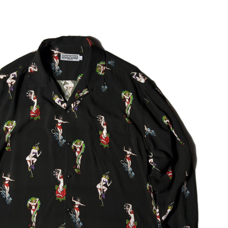 画像3: DAZZLESUGAR | -S.O.A.B Rayon Shirt-  (3)