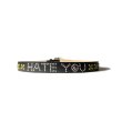 画像2: DAZZLESUGAR | -HATE YOU studs belt-  (2)